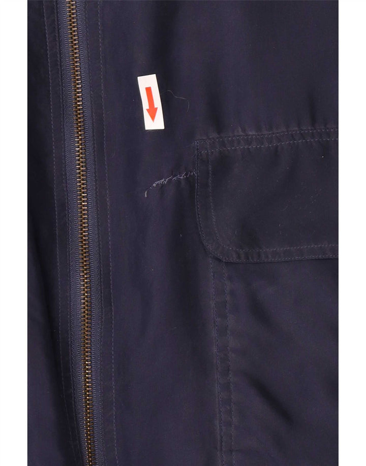Ανδρικό μπουφάν Leader Bomber UK 42 XL Navy Blue Silk