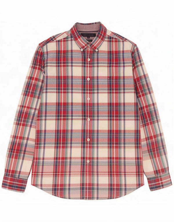 Tommy Hilfiger Ανδρικό πουκάμισο New York Fit Medium Red Check Cotton