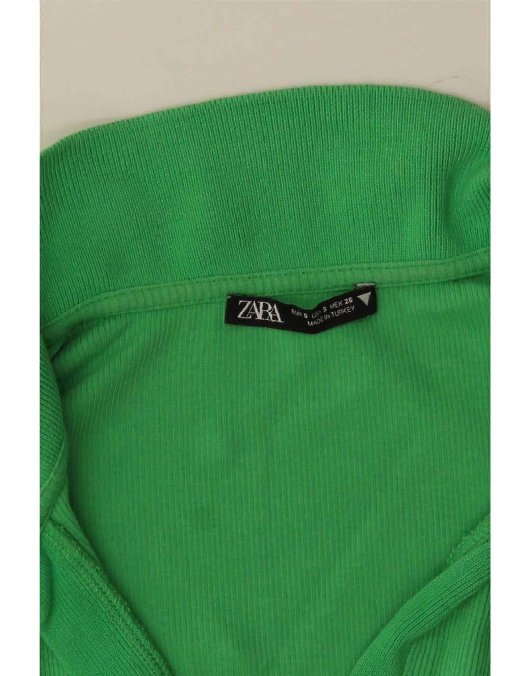 Zara Γυναικείο φόρεμα πόλο UK 8 Small Green