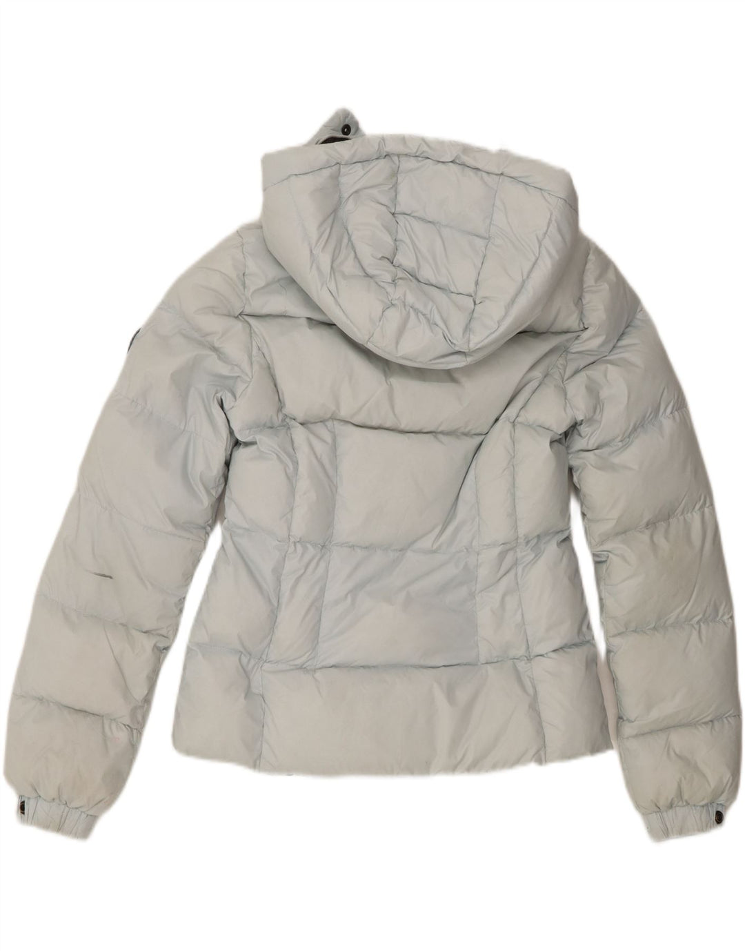 Γυναικείο μπουφάν με κουκούλα Superdry UK 8 Small Blue Nylon