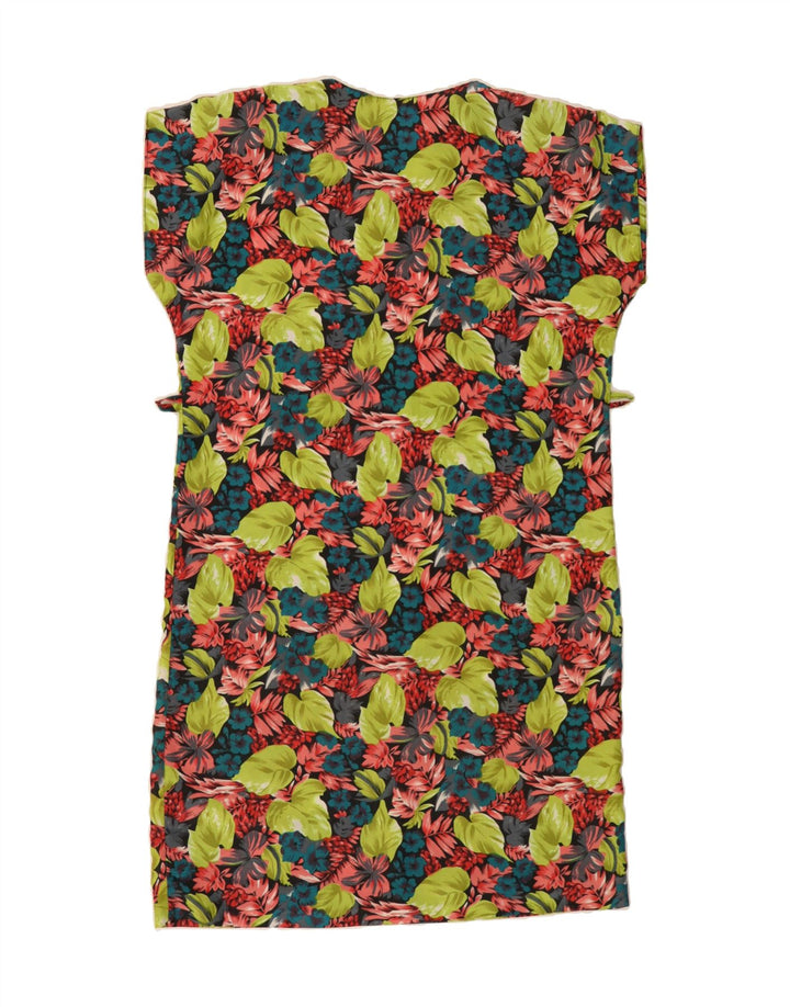 VINTAGE Womens Shift Dress UK 18 XL Multicoloured Floral Vintage Vintage and Second-Hand Vintage from Messina Hembry 