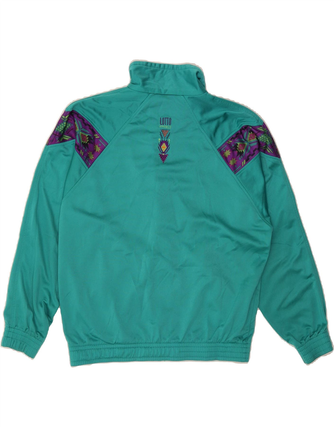 Ανδρική αθλητική φόρμα LOTTO Top Jacket Small Green Colourblock