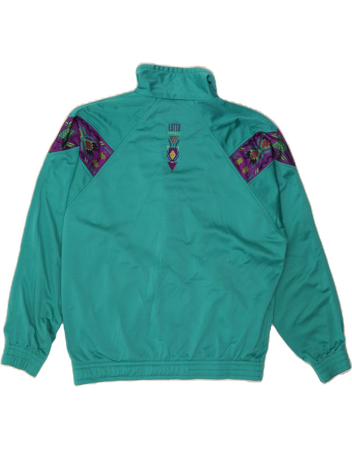 Ανδρική αθλητική φόρμα LOTTO Top Jacket Small Green Colourblock