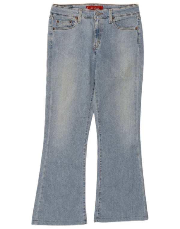 LEVI'S Womens 519 Low Flared Jeans US 9 Medium W30 L27 Blue Cotton