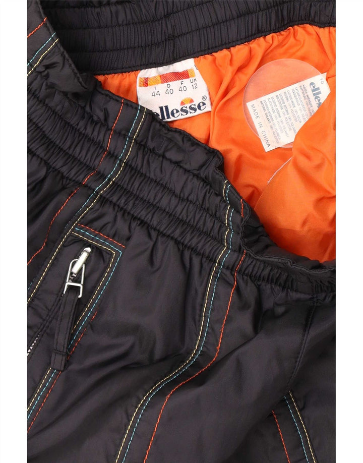 Ellesse Womens Joggers Ski Trousers UK 12 Medium Black Polyamide
