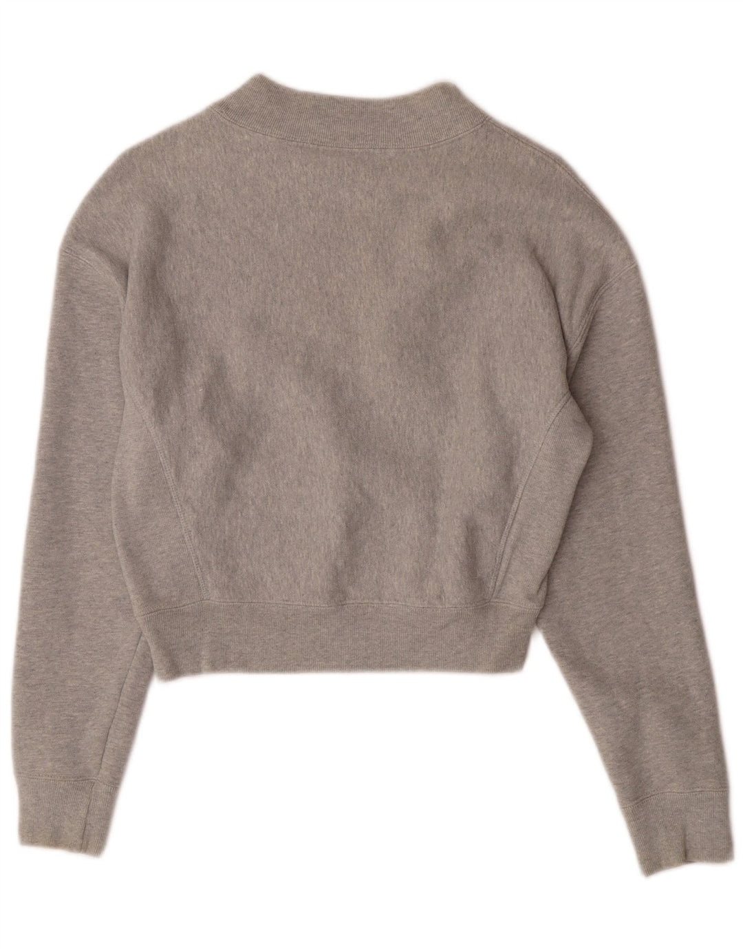 Champion γυναικείο φούτερ Reverse Weave Crop Jumper UK 6 XS Γκρι βαμβακερό