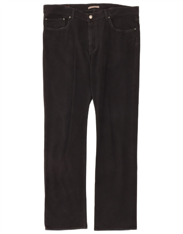 MARLBORO CLASSICS Ανδρικό τζιν με κανονική εφαρμογή ίσιο W36 L34 μαύρο βαμβακερό