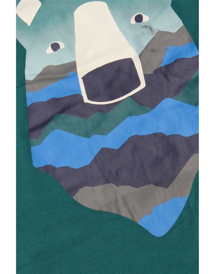 EDDIE BAUER Boys Graphic Top Μακρυμάνικο 13-14 ετών Μεγάλο Πράσινο