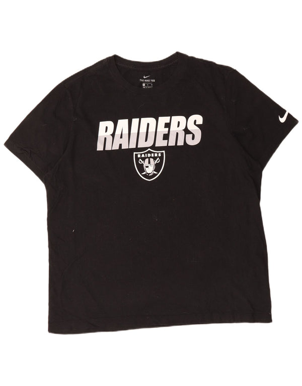 Γραφικό T-shirt Nike Mens Raiders Top XL Μαύρο