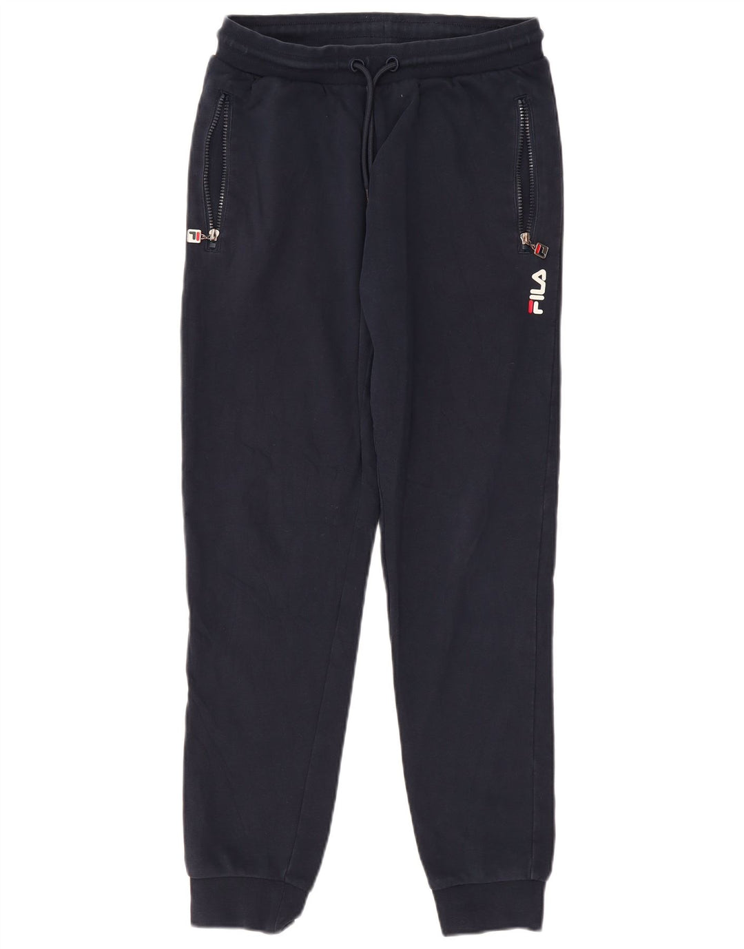 Γυναικεία αθλητική φόρμα FILA Παντελόνι Joggers UK 10 Small Navy Blue Cotton