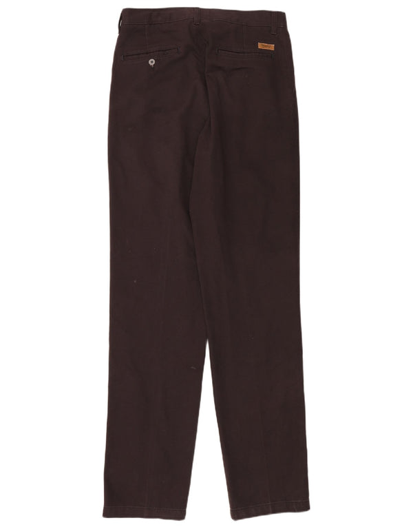 Ανδρικό παντελόνι Chino με καρφίτσες WRANGLER W32 L36 Καφέ βαμβακερό