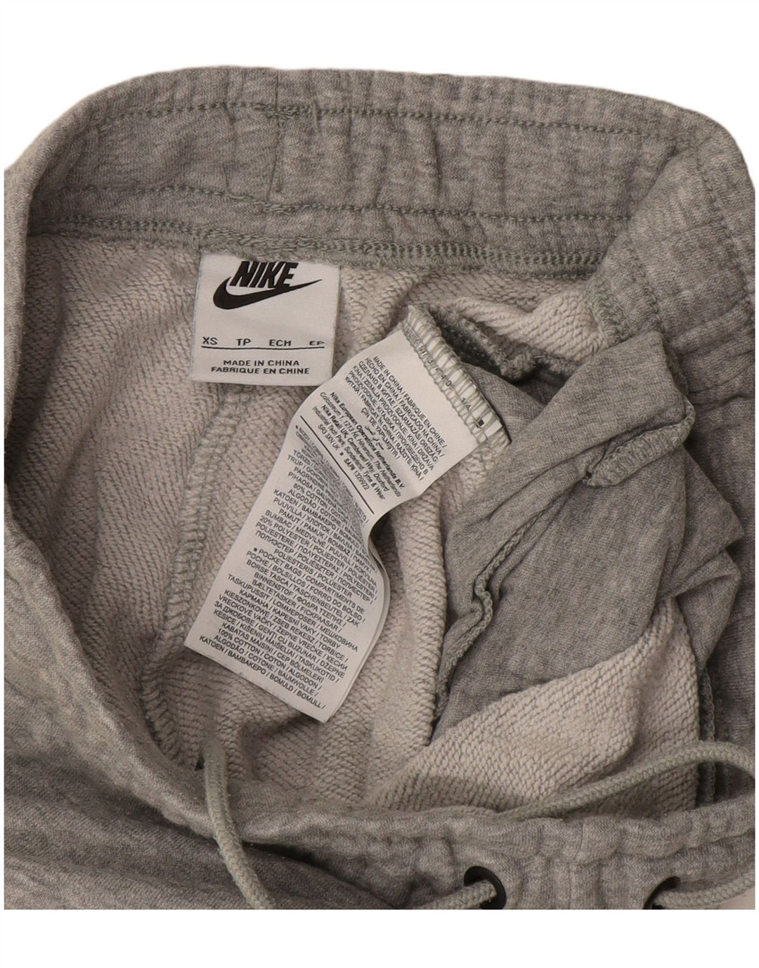 Γυναικεία αθλητική φόρμα NIKE Παντελόνι Joggers UK 4 XS Γκρι βαμβακερό