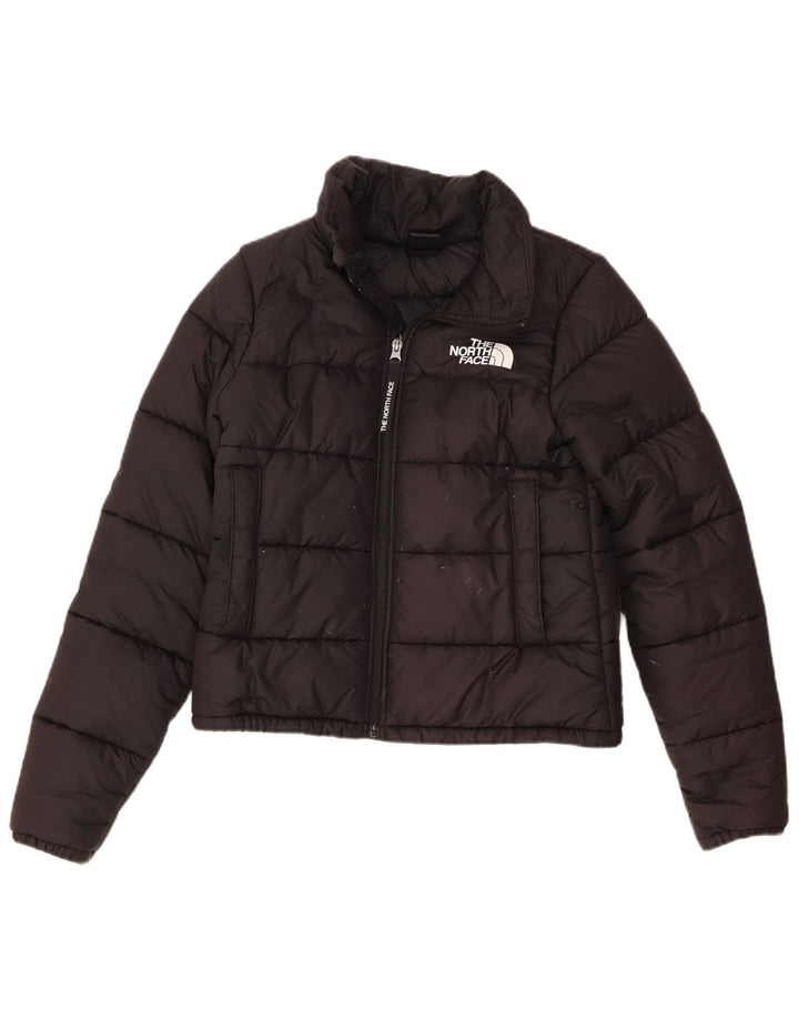 Το North Face γυναικείο υπερμεγέθη σακάκι με επένδυση UK 6 XS μαύρο πολυεστέρα