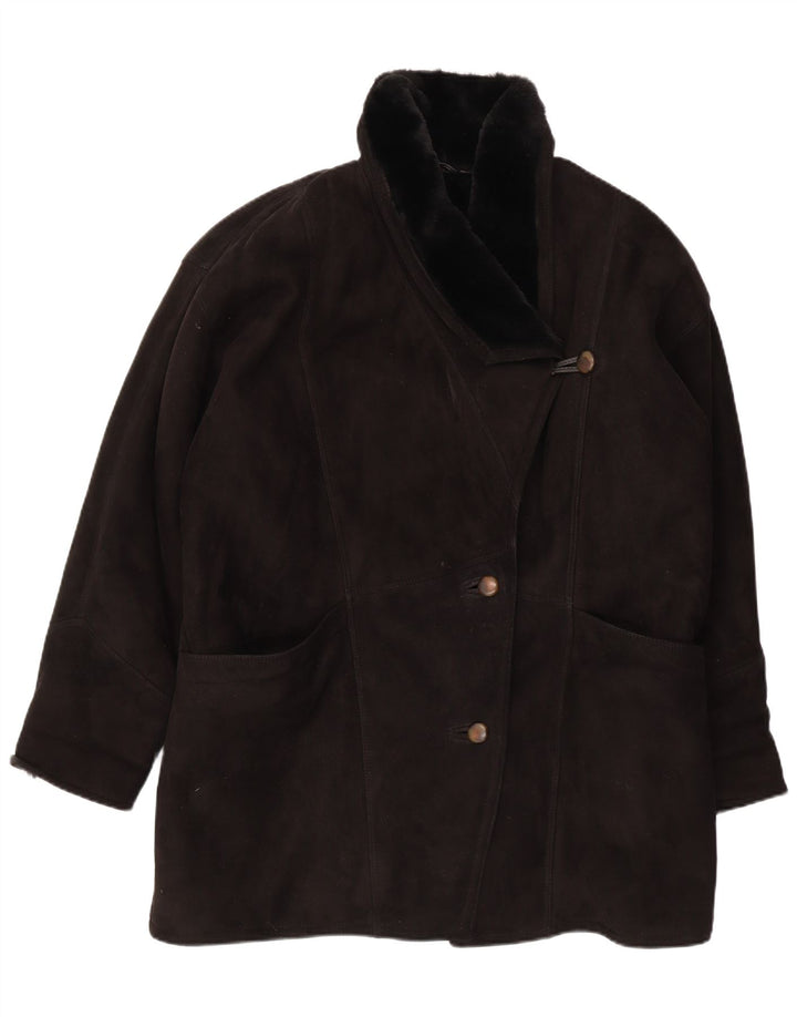 Γυναικείο παλτό Piccini Loose Fit Shearling IT 42 Medium Black Shearling