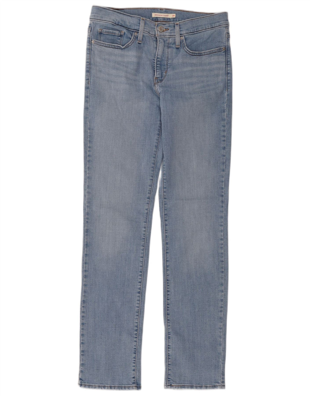 Levi's Womens 314 Shaping Straight Jeans W28 L32 Μπλε βαμβακερό