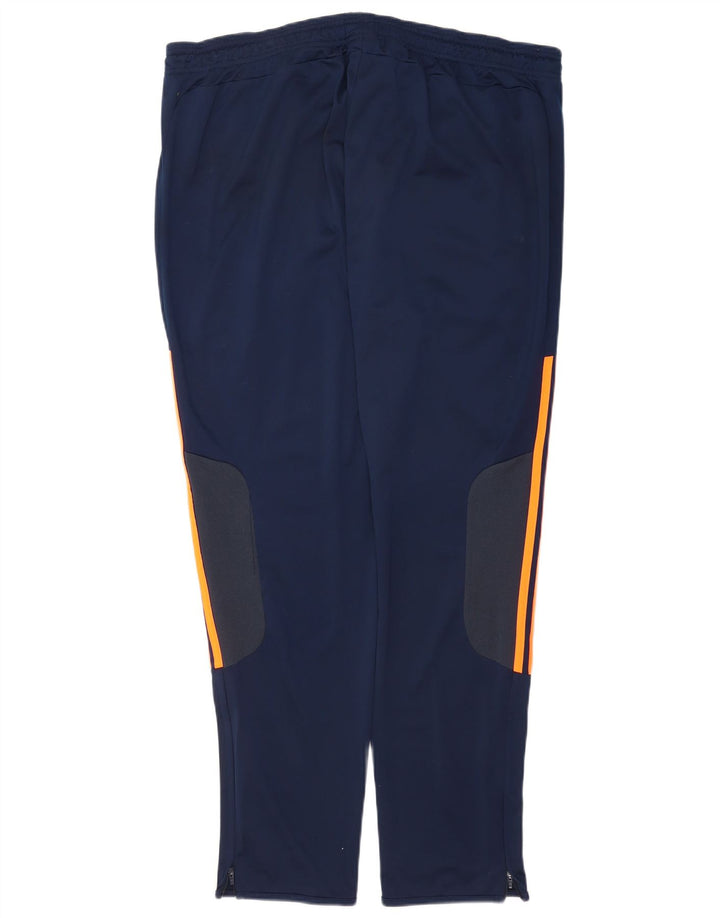 Ανδρική φόρμα Adidas Παντελόνι 2XL Navy Blue Colorblock Polyester