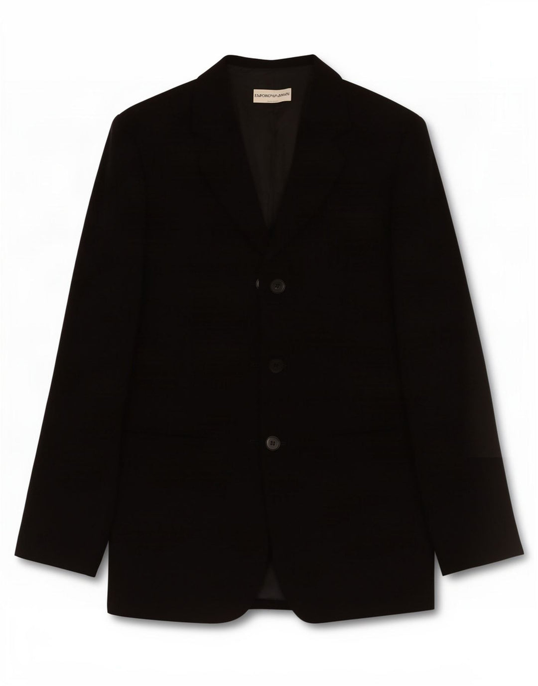 Emporio Armani Γυναικείο σακάκι 3 κουμπιών σακάκι IT 40 Small Black Polyester