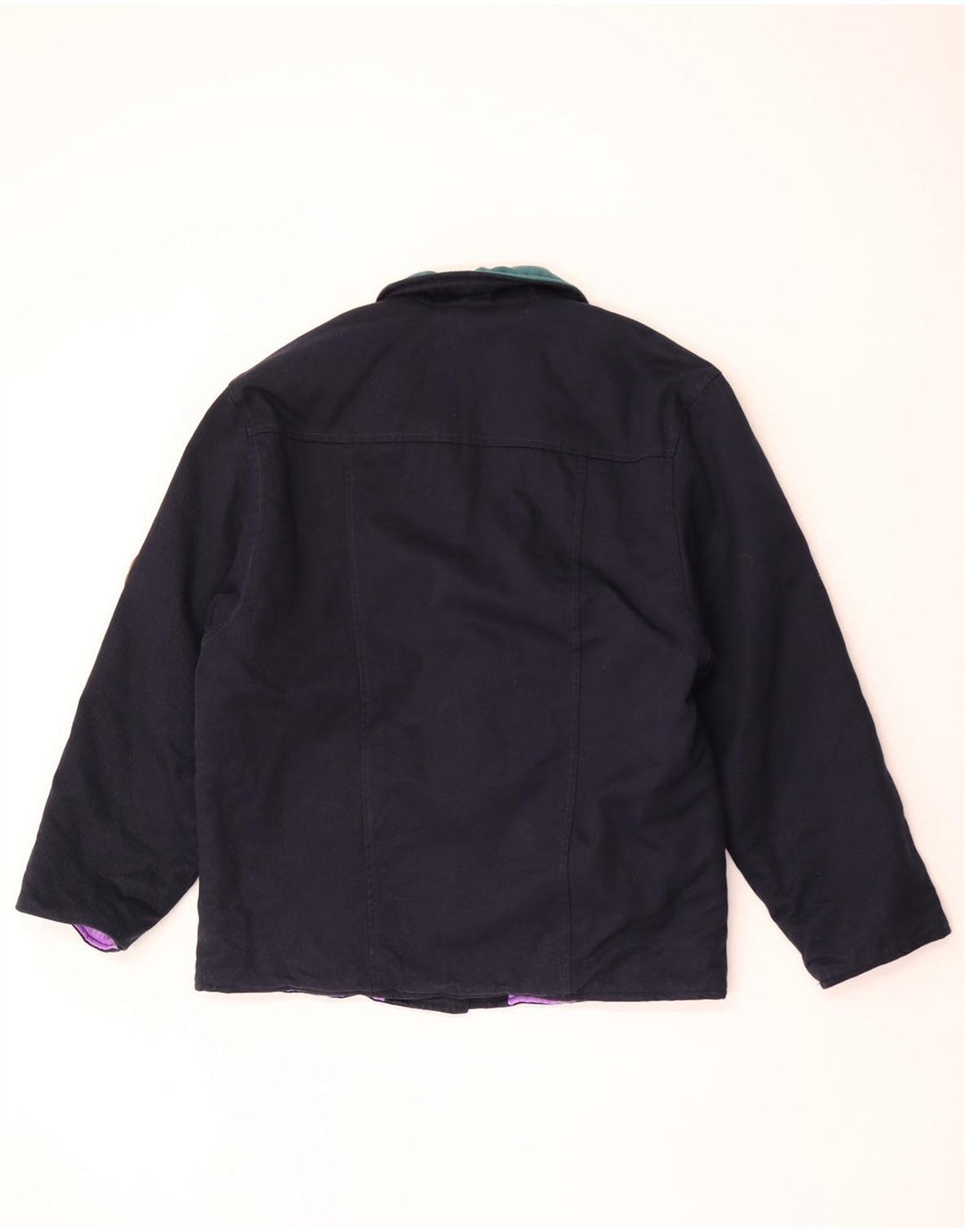 Vintage γυναικείο σακάκι 2 κουμπιών σακάκι IT 44 Medium Navy Blue Colourblock