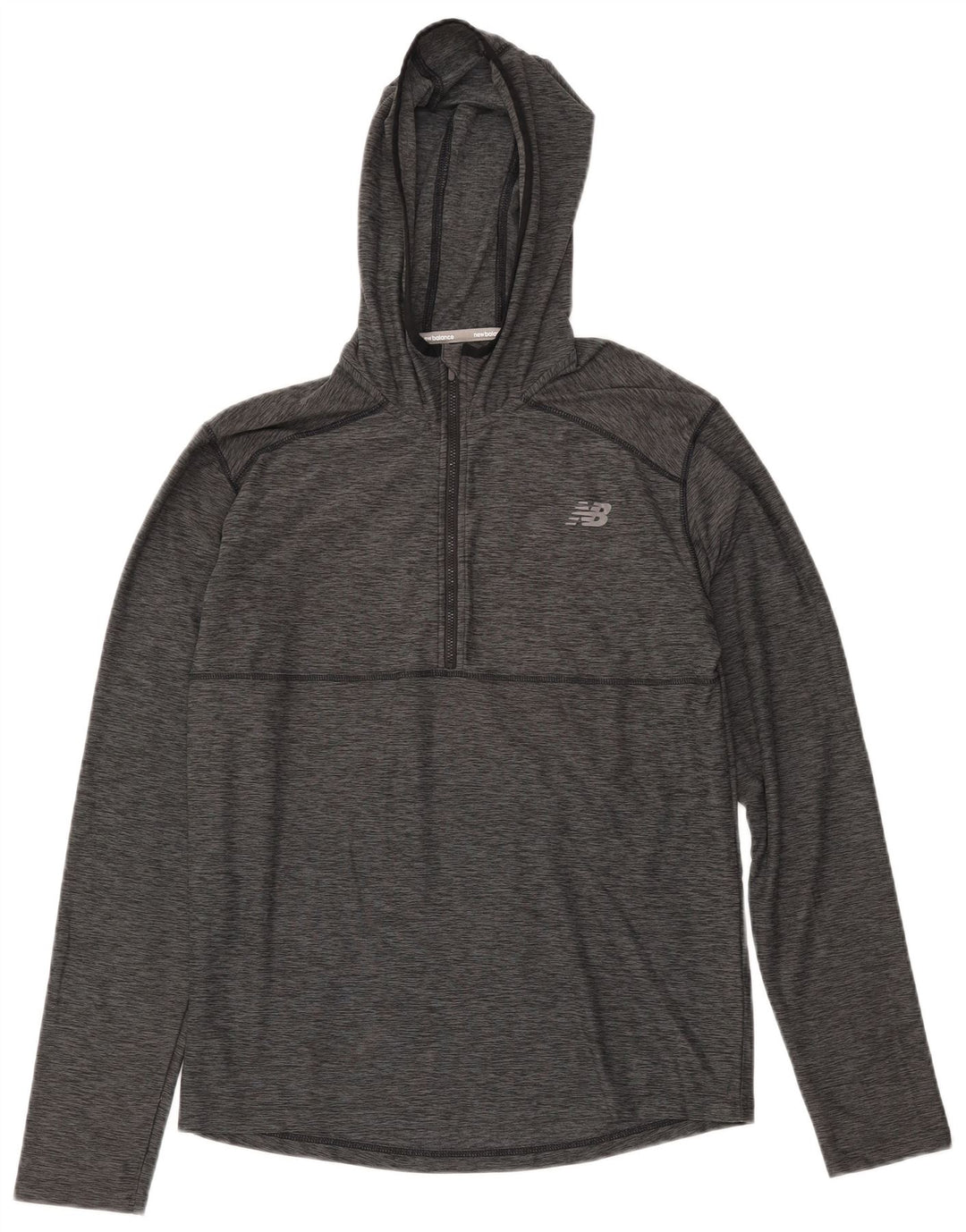 NEW BALANCE Ανδρική φόρμα πουλόβερ με κουκούλα Top Small Grey Flecked