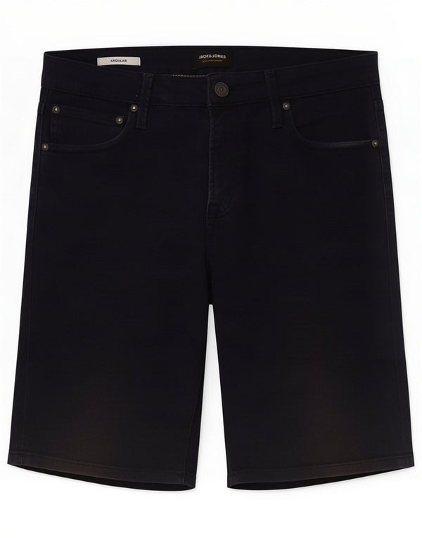Jack & Jones Ανδρικό τζιν σορτς κανονικό μεσαίο W30 Navy Blue Cotton