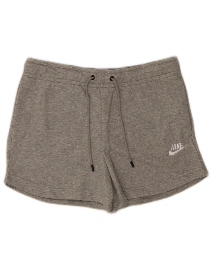 Γυναικείο αθλητικό σορτς Nike UK 10 μικρό γκρι βαμβακερό