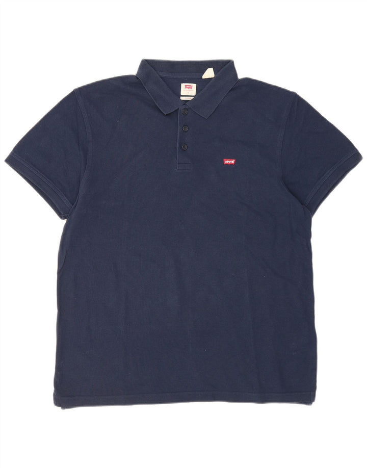 Ανδρικό πουκάμισο Levi's Standard Polo, Μεγάλο Navy Blue από βαμβάκι