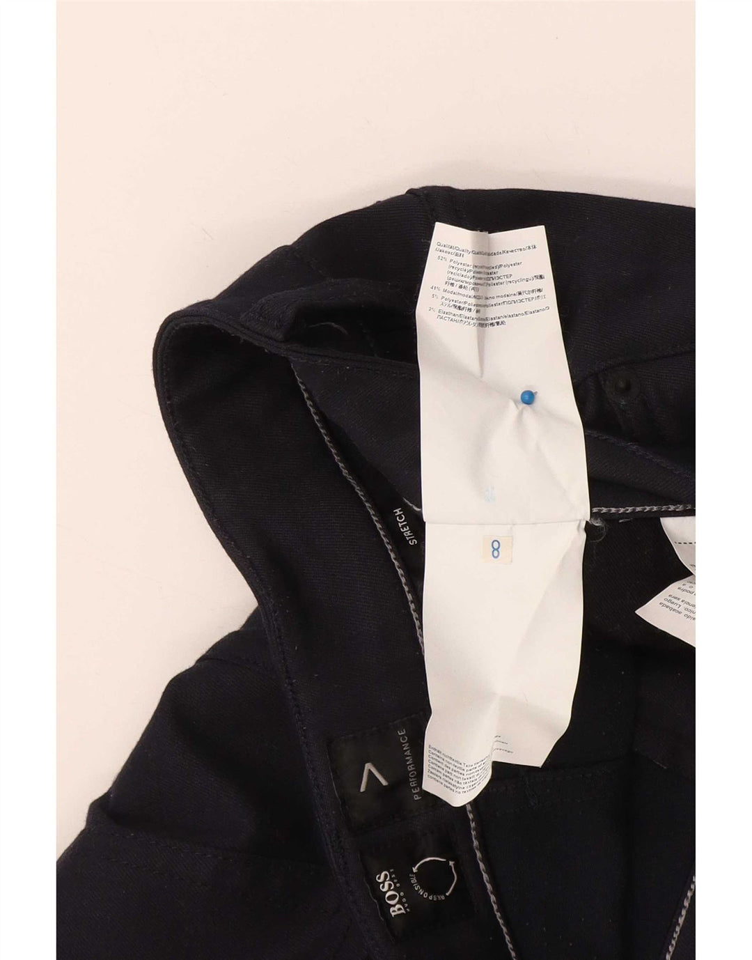 Ανδρικό παντελόνι Hugo Boss Slim Casual W34 L34 Navy Blue Polyester