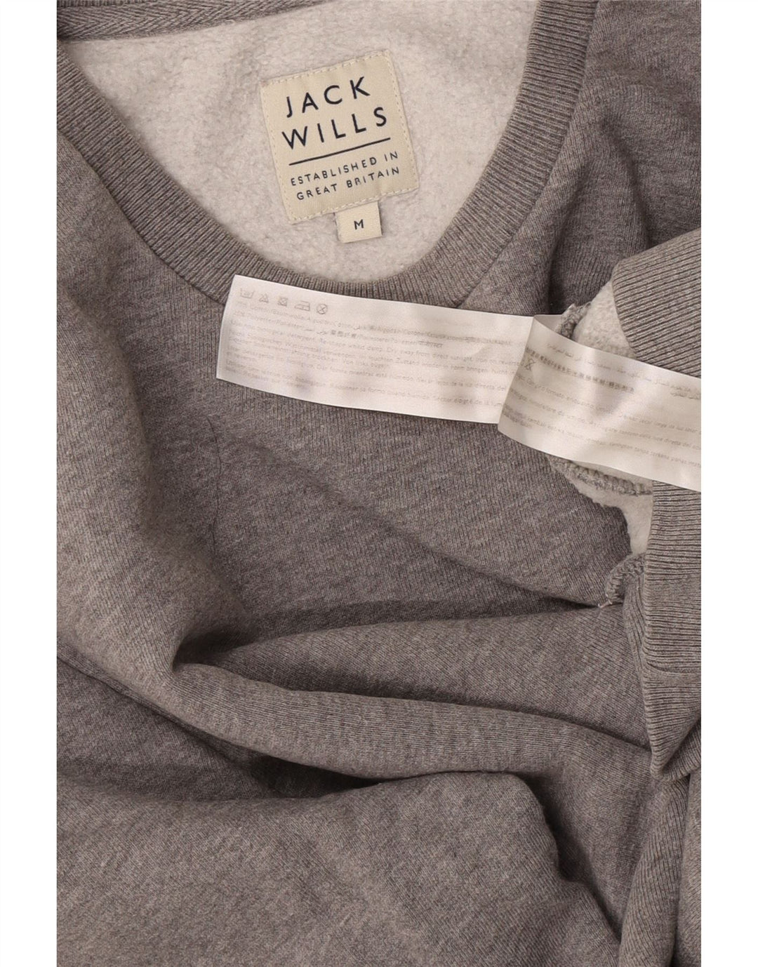 Ανδρικό φούτερ Jack Wills, Βαμβακερό μεσαίο γκρι