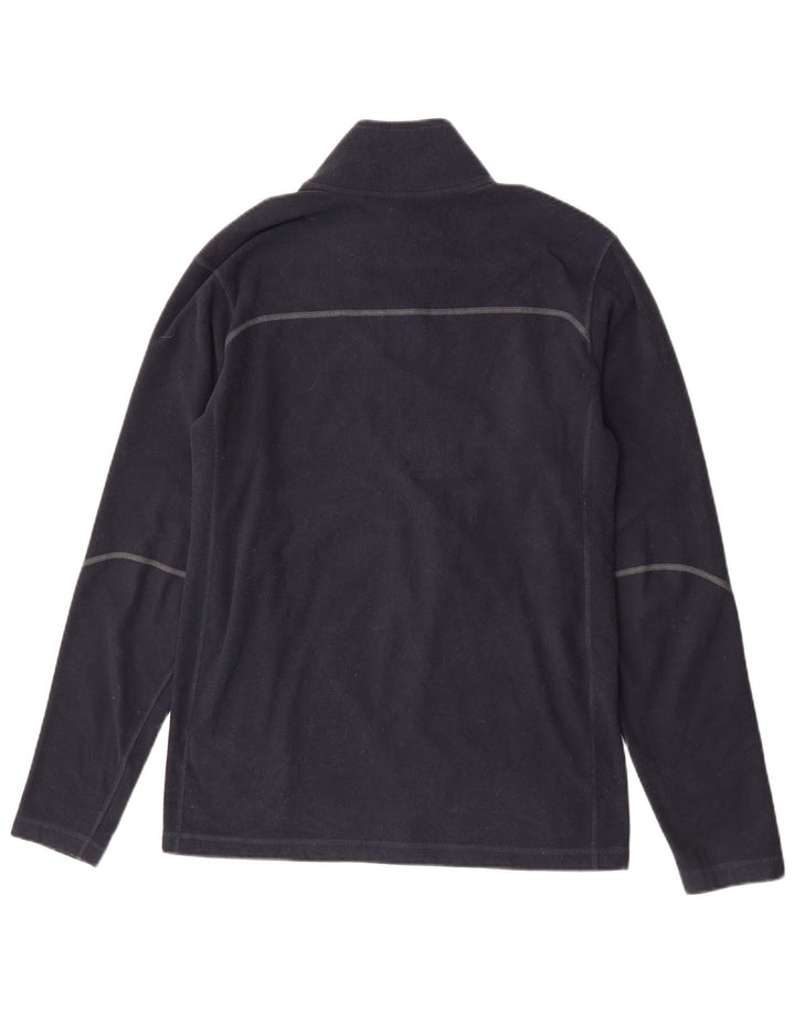 Ανδρικό Nike Therma-Fit με φερμουάρ φλις λαιμόκοψη Μεσαίο μπλε ναυτικό πολυεστέρας