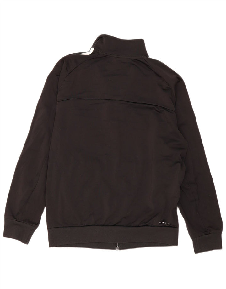 Ανδρική φόρμα Adidas Climalite Top Jacket UK 38/40 Medium Black Polyester