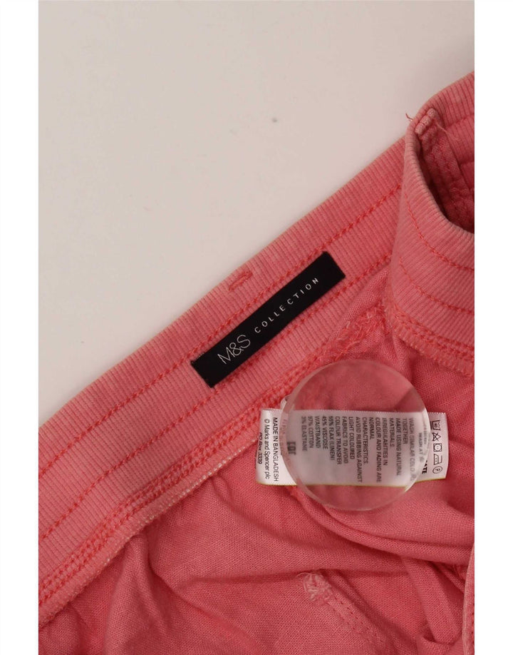 Marks & Spencer Γυναικείο Σορτς UK 14 Large W34 Pink Len