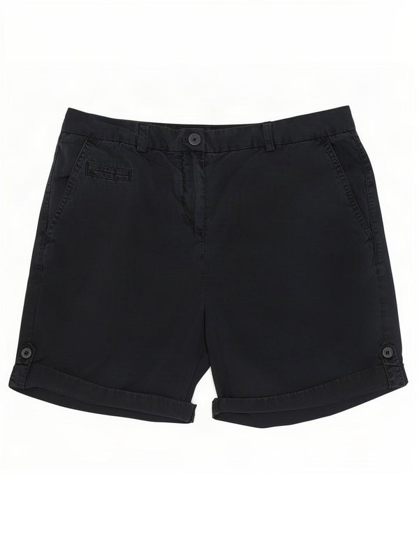 Marks & Spencer Γυναικείο σορτς Chino UK 12 Medium W30 Navy Blue Cotton