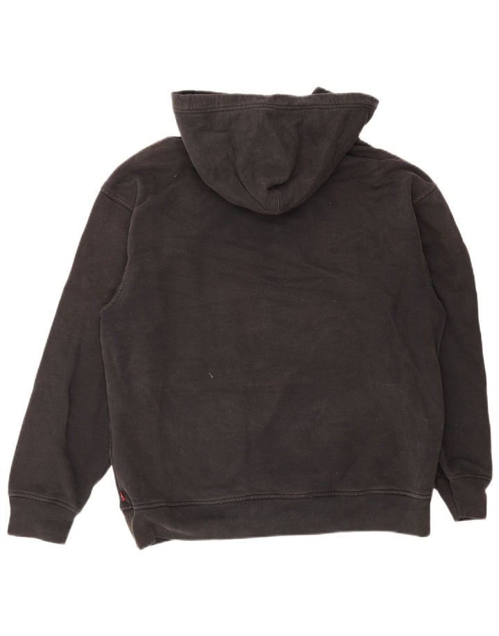 Levi's Mens Relaxed Graphic Hoodie Jumper Μεσαίο γκρι βαμβακερό
