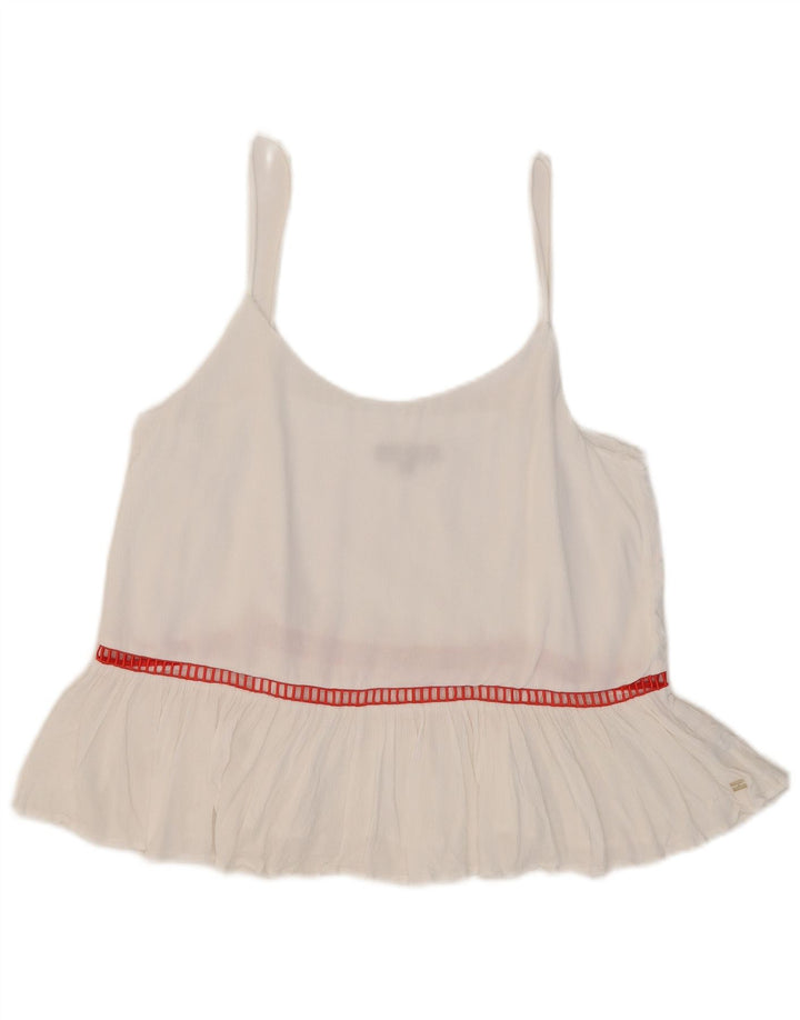 Tommy Hilfiger Γυναικεία Cami Top US 8 Μεσαίο Λευκό ριγέ