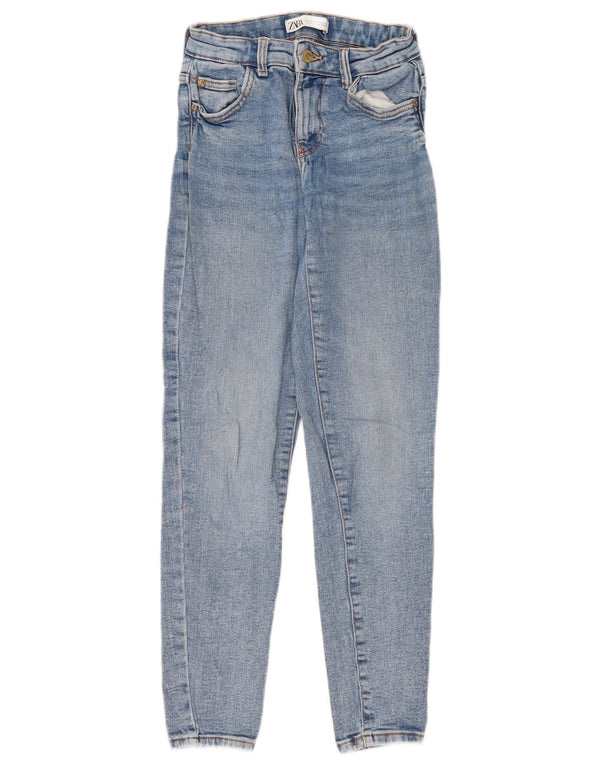 Zara Γυναικείο Skinny Jeans EU 34 2XS W24 L29 Μπλε