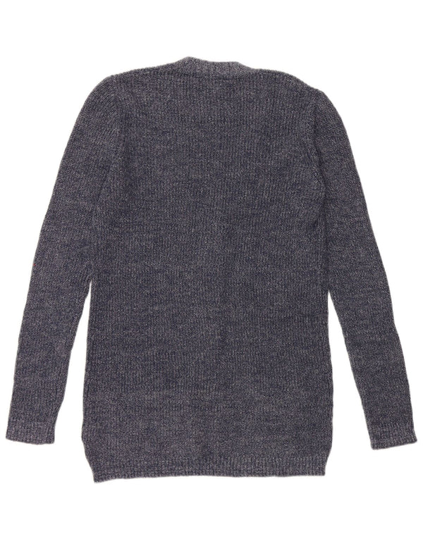 Γυναικείο πουλόβερ ζακέτα Fat Face UK 12 Medium Navy Blue βαμβακερό