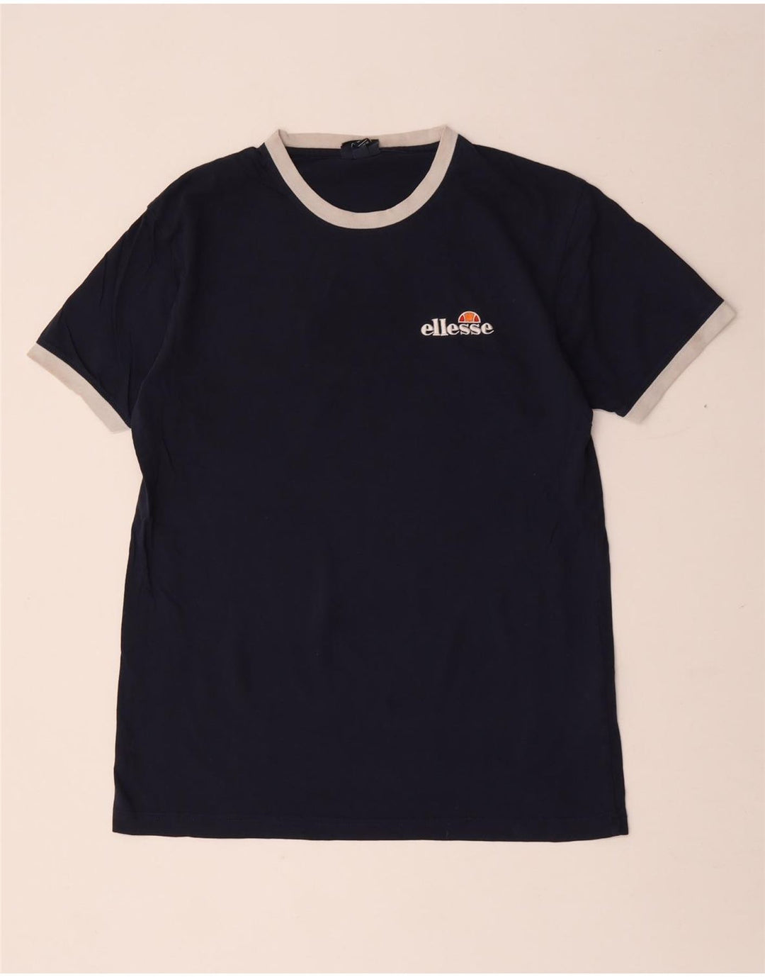 Ανδρικό γραφικό T-Shirt Ellesse Top Medium Navy Blue από βαμβάκι