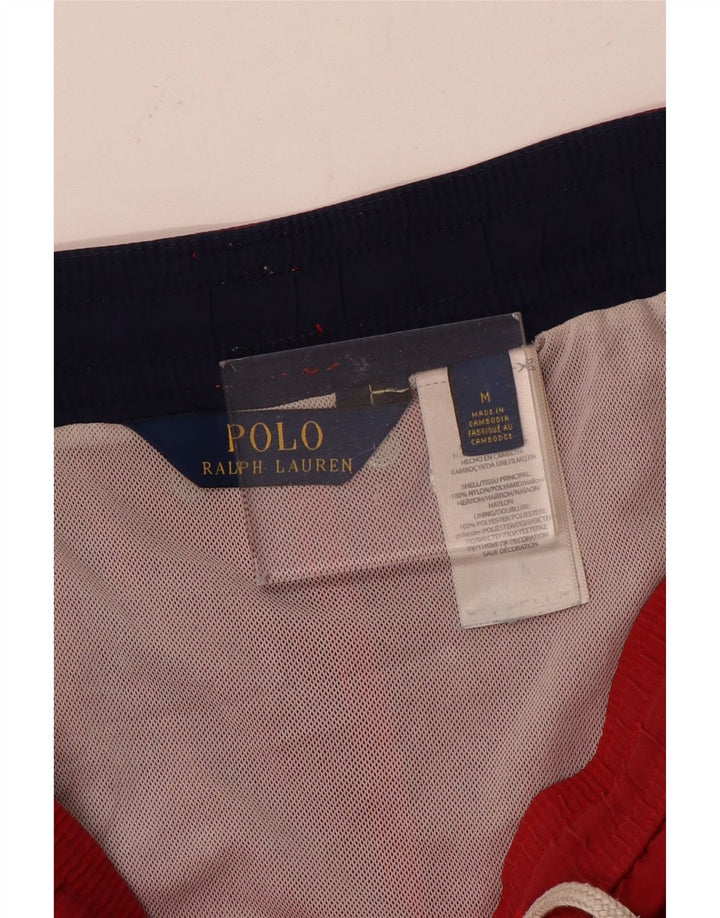 Ανδρικό σορτς κολύμβησης Polo Ralph Lauren, μεσαίο κόκκινο νάιλον