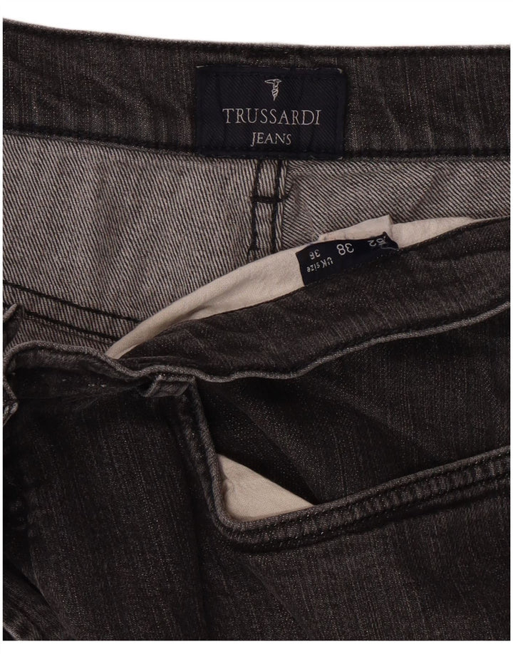 TRUSSARDI Ανδρικό τζιν ίσιο W36 L29 Γκρι