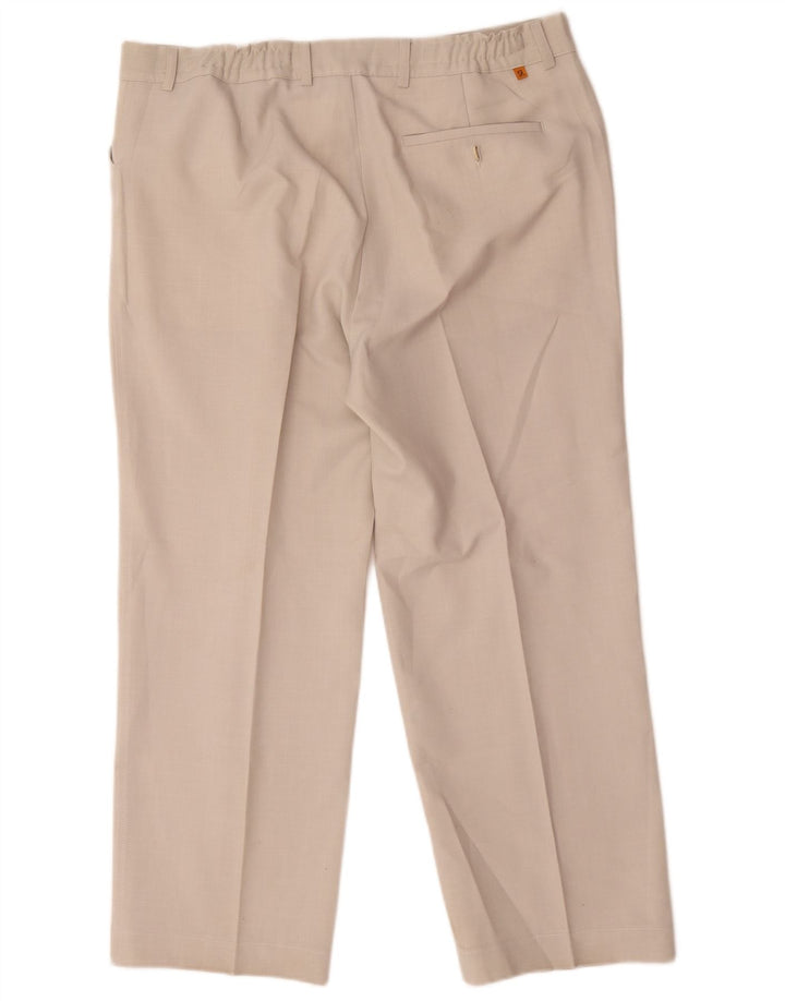Farah Ανδρικό ίσιο casual παντελόνι W38 L26 Beige Polyester