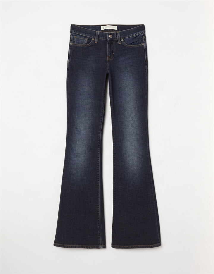 Γυναικείο τζιν με μακριά μπότα Gap W26 L32 Navy Blue Cotton