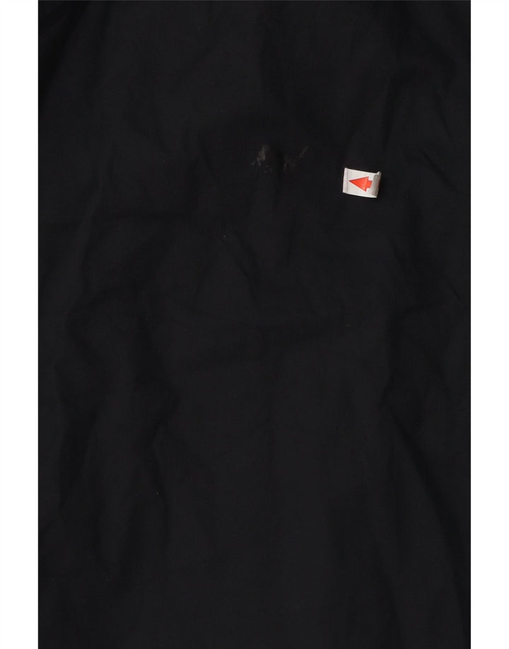 The North Face Boys Hooded Rain Jacket 11-12 Years Large Black Polyester