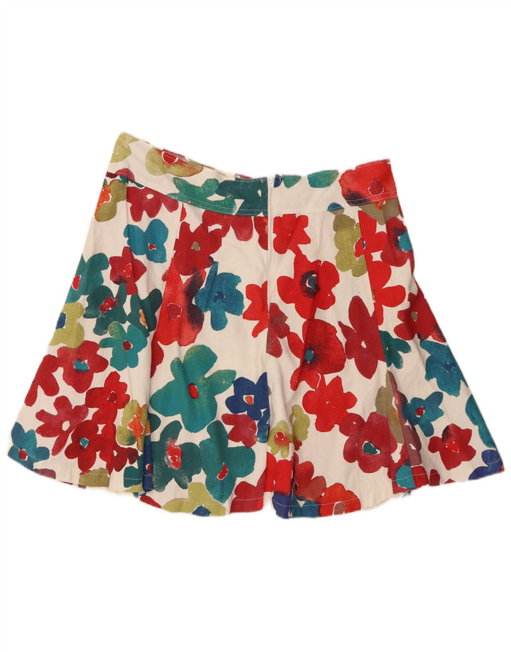 Vintage Γυναικεία Μίνι Φούστα W32 Μεγάλη Πολύχρωμη Floral