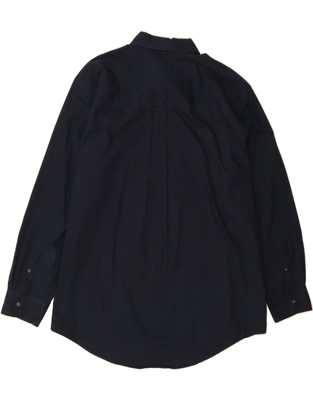 CHAPS Mens Big & Tall Shirt XL Navy Blue Cotton Vintage Chaps and Second-Hand Chaps from Messina Hembry 