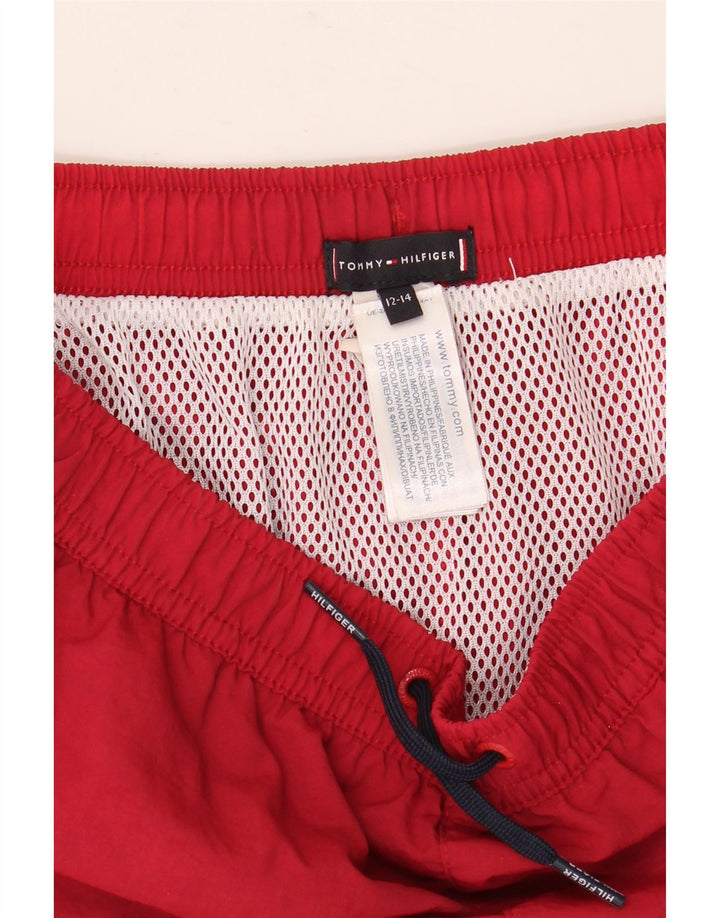 Tommy Hilfiger Boys Swimming Σορτς 12-13 ετών Κόκκινο πολύχρωμο πολυεστέρα