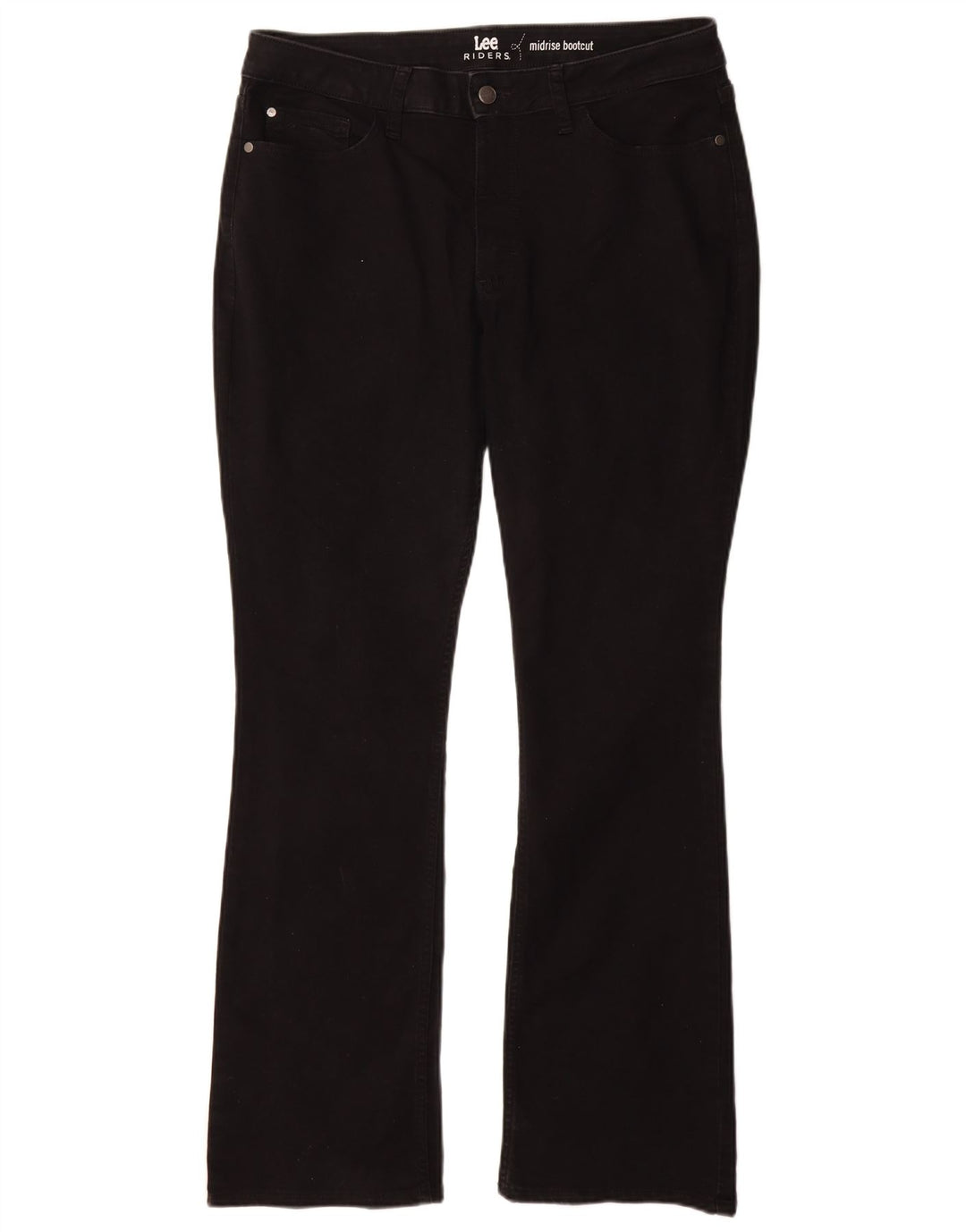 Lee Γυναικείο ψηλόμεσο τζιν μποτάκι US 16 2XL W36 L32 μαύρο βαμβακερό