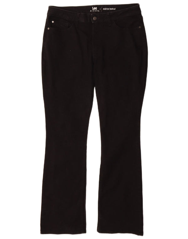 Lee Γυναικείο ψηλόμεσο τζιν μποτάκι US 16 2XL W36 L32 μαύρο βαμβακερό