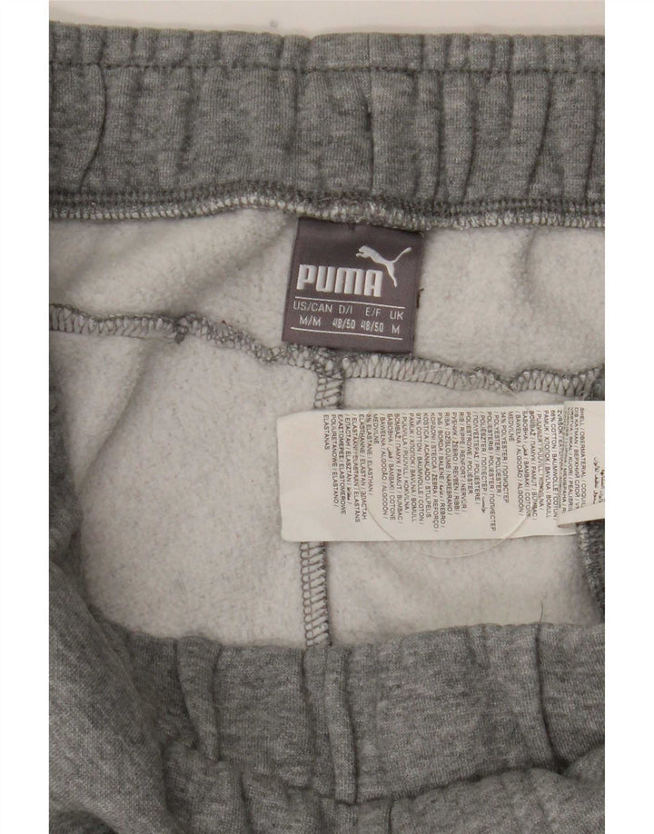 Ανδρική αθλητική φόρμα Puma Graphic Παντελόνι Joggers Μεσαίο Γκρι Βαμβακερό