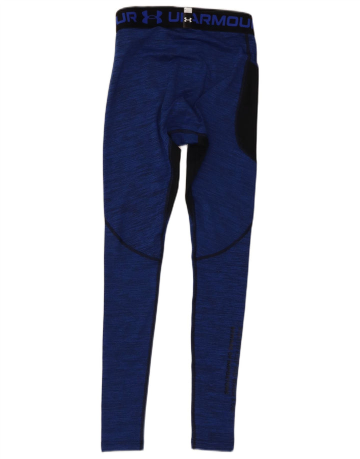 Ανδρικά γραφικά κολάν Under Armour Cold Gear Small Blue Colourblock