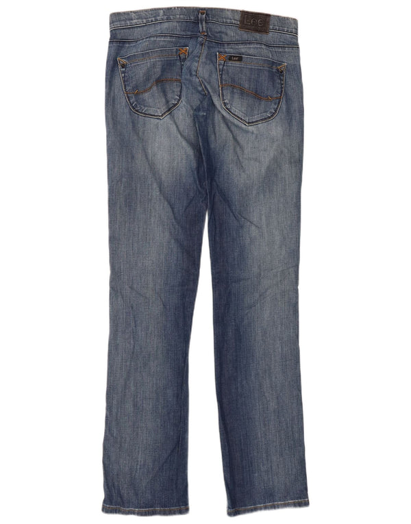 LEE Womens Lynn Slim Jeans W28 L33 Blue Cotton